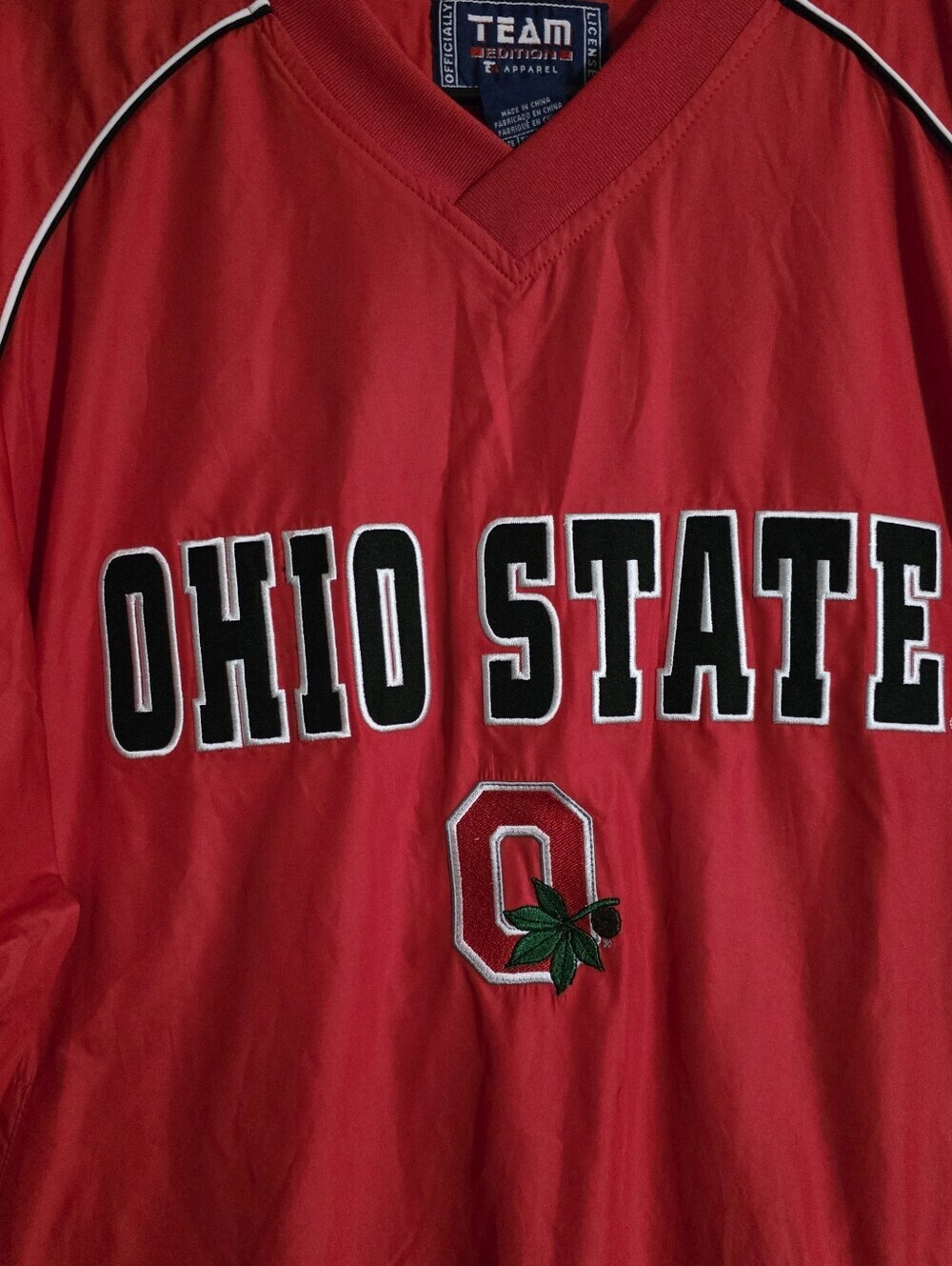 Vtg Team Edition Apparel Mens Ohio State Buckeyes Pullover Windbreaker Size L - Picture 5 of 13
